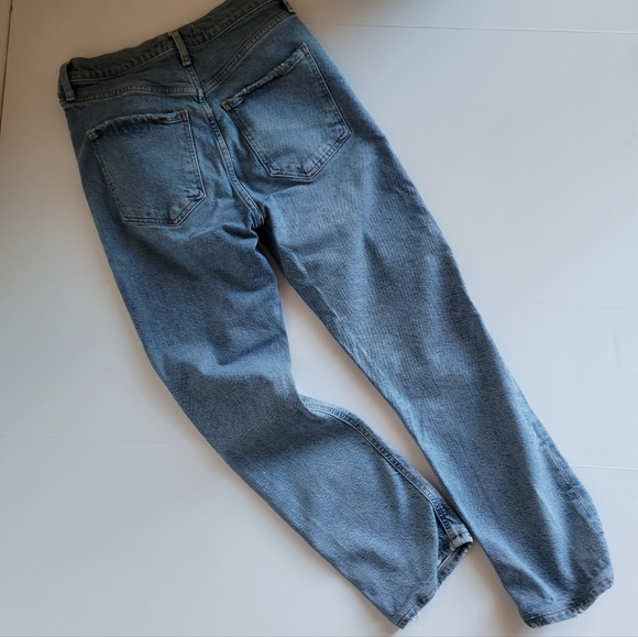 AGOLDE Riley High Rise Distressed Jeans 27 - Picture 4 of 10